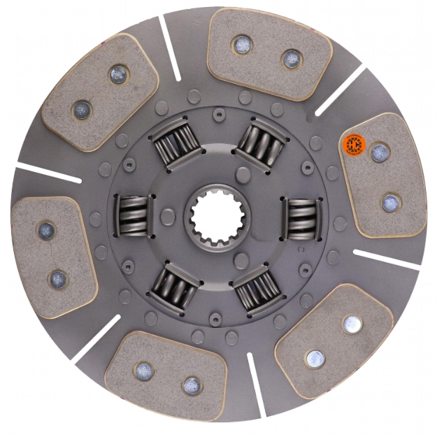 Picture of 11-3/4" Transmission Disc, 6 Pad, w/ 1-9/16" 14 Spline Hub - New