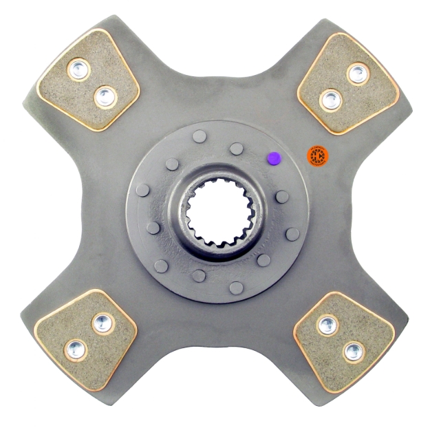Picture of 12" Transmission Disc, 4 Pad, w/ 1-3/4" 16 Spline Hub - Reman