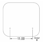 Picture of Cushion Set, Black Vinyl - (2 pc.)