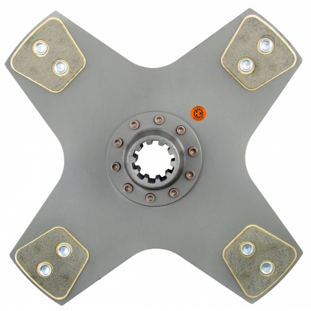 Picture of 13" Transmission Disc, 4 Pad, w/ 1-3/4" 10 Spline Hub - Reman