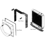 Picture of Radiator Cushion Foam Kit for Case IH 7000 Series