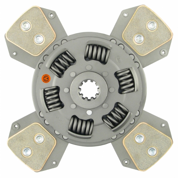 Picture of 11" Transmission Disc, 4 Pad, w/ 1-1/8" 10 Spline Hub - Reman