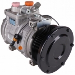 Picture of Genuine Nippondenso 10PA17C Compressor, w/ 6 Groove Clutch - New