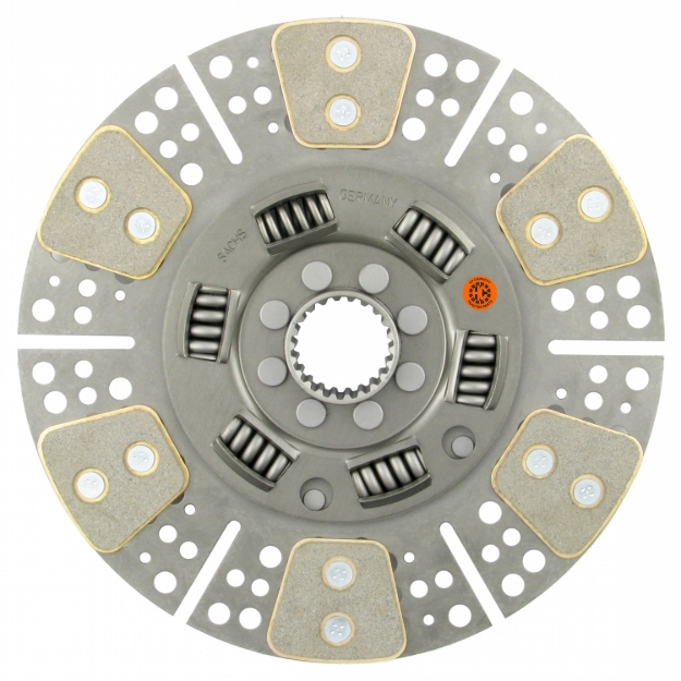 Picture of 11-1/2" Transmission Disc, 6 Pad, w/ 1-3/4" 22 Spline Hub - Reman