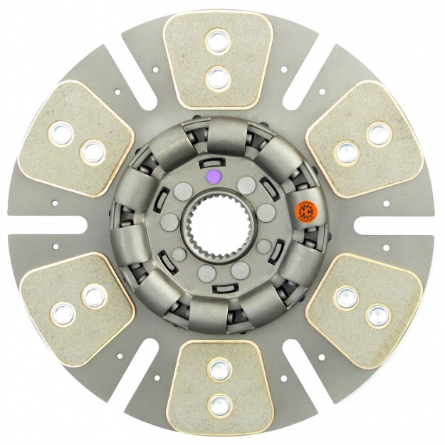 Picture of 12" Transmission Disc, 6 Pad, w/ 1-3/4" 27 Spline Hub - New