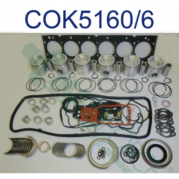 Picture of Major Overhaul Kit, Cummins 6BTA 6.7 QSB Diesel Engine, Std. Pistons