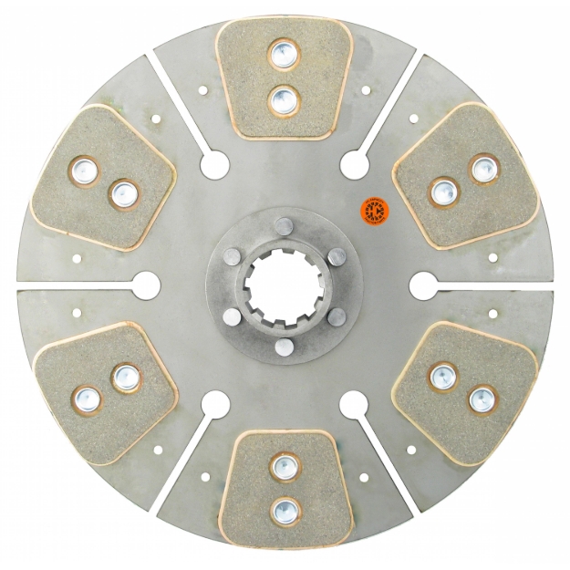 Picture of 12" Transmission Disc, 6 Pad, w/ 1-3/4" 10 Spline Hub - Reman