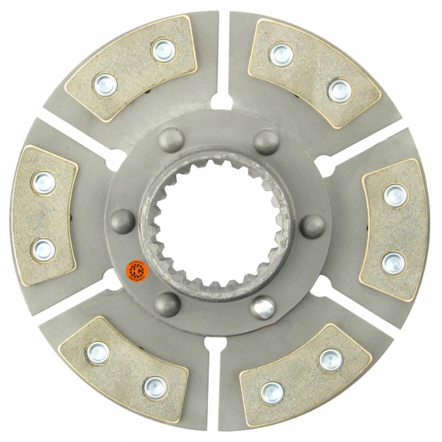 Picture of 9" PTO Disc, 6 Pad, w/ 2-3/4" 22 Spline Hub - Reman