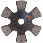 Picture of 14" Transmission Disc, 6 Pad, w/ 2" 23 Spline Hub - New
