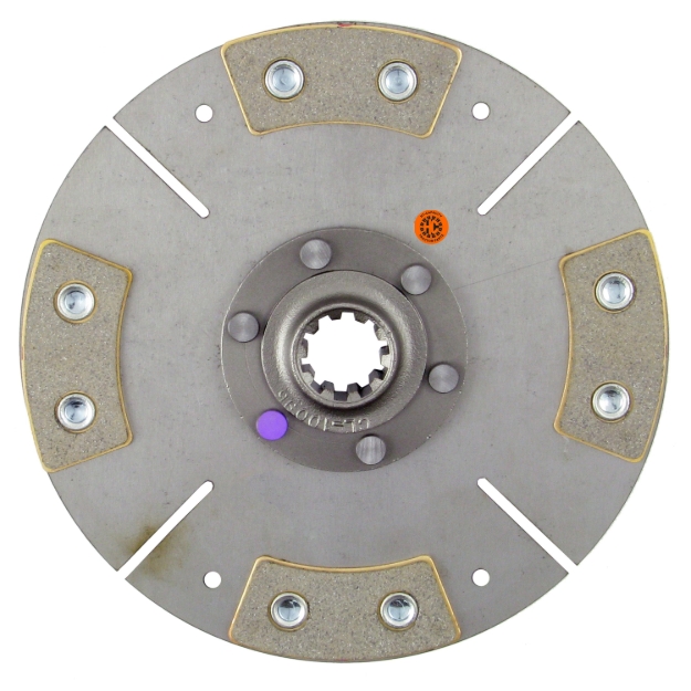 Picture of 8-1/2" Transmission Disc, 4 Pad, w/ 1-1/8" 10 Spline Hub - New