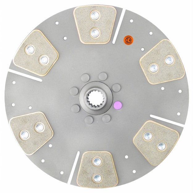 Picture of 11" Transmission Disc, 6 Pad, w/ 1" 15 Spline Hub - New
