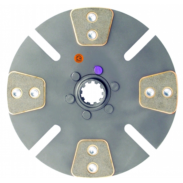 Picture of 10" Transmission Disc, 4 Pad, w/ 1-3/8" 10 Spline Hub - New
