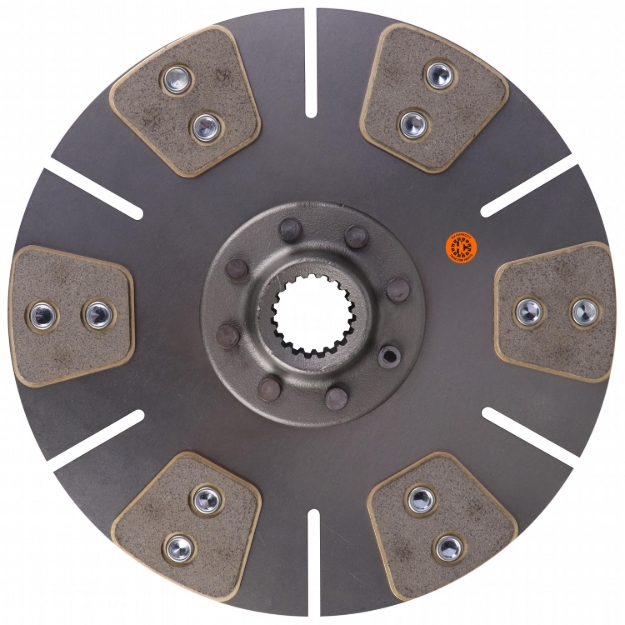 Picture of 11" Transmission Disc, 6 Pad, w/ 1-3/8" 19 Spline Hub - Reman