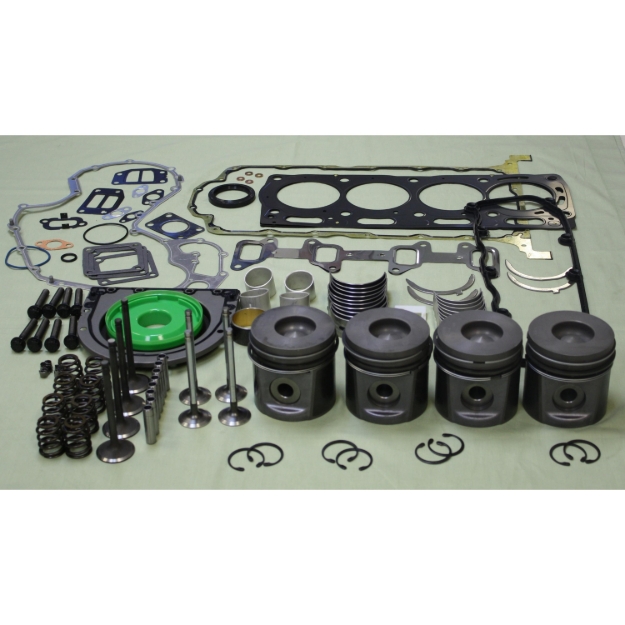 Picture of Premium Overhaul Kit, Perkins 1104C-44T Diesel Engine, Standard Pistons