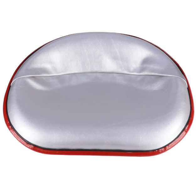 Picture of Pan Seat for International Harvester, Silver Vinyl, Four Bolt Mount