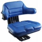 Picture of Wrap-Around Seat, Blue Vinyl w/ Mechanical Suspension