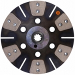 Picture of 11" Transmission Disc, 6 Pad, w/ 1-1/8" 10 Spline Hub - New