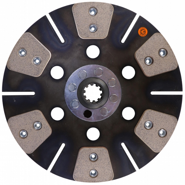 Picture of 11" Transmission Disc, 6 Pad, w/ 1-1/8" 10 Spline Hub - New