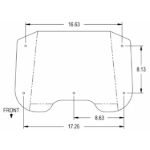 Picture of Seat Cushion, White Vinyl, Super Deluxe Style