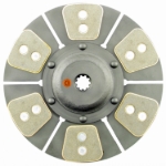 Picture of 12" Transmission Disc, 6 Pad, w/ 1-1/8" 10 Spline Hub - Reman