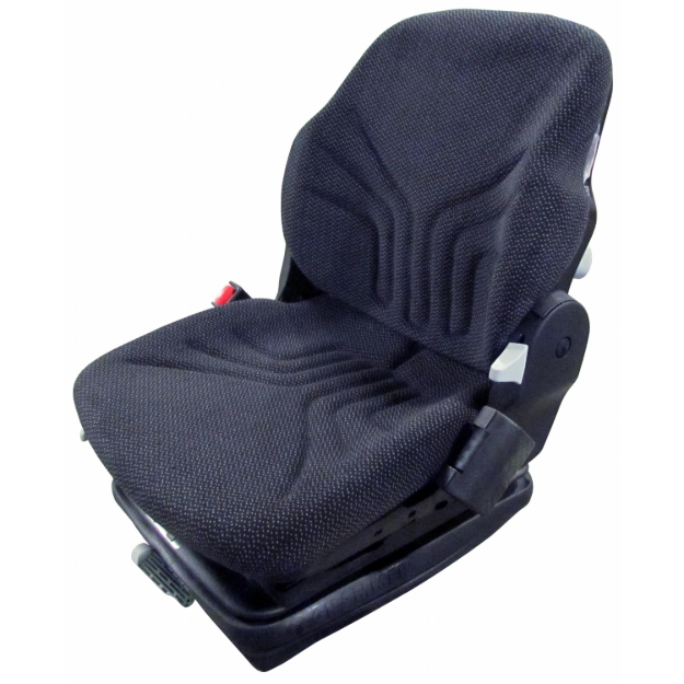 Picture of Grammer MSG85/721 Mid Back Seat, Black & Gray Fabric w/ Mechanical Suspension