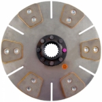 Picture of 11" Transmission Disc, 6 Pad, w/ 1-9/16" 20 Spline Hub - Reman