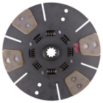 Picture of 11" Transmission Disc, 4 Pad, w/ 1-1/8" 10 Spline Hub - New