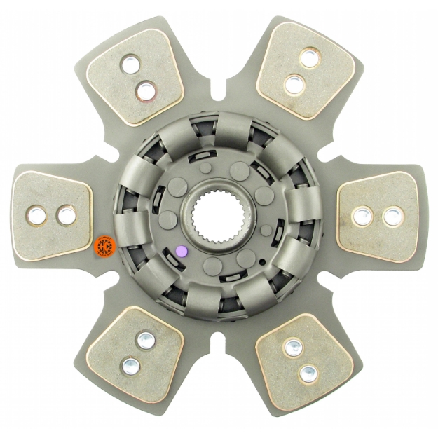 Picture of 14" Transmission Disc, 6 Pad, w/ 1-3/4" 27 Spline Hub - New