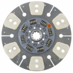 Picture of 14" Transmission Disc, 6 Pad, w/ 1-3/4" 10 Spline Hub - New