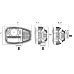 LED-9102 Hi-Lo size