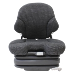 Picture of Grammer MSG75/531 Low Back Seat for Skid Steers & Forklifts, Black Fabric w/ Air Suspension