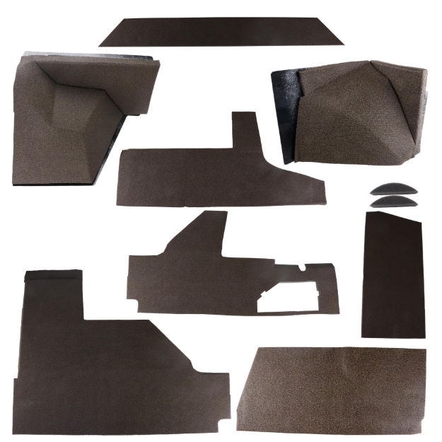 Picture of EZ Cab Kit for John Deere 55 & 60 Series, Multi-Brown Vinyl w/ Formed Plastic