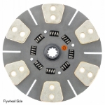 Picture of 11" Transmission Disc, 6 Pad, w/ 1-1/8" 10 Spline Hub - New