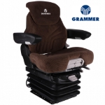 Picture of Grammer MSG95G/741 Mid Back Seat, Brown Fabric w/ Air Suspension