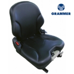 Picture of Grammer MSG65/531 Low Back Seat, Black Vinyl w/ Mechanical Suspension