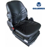 Picture of Grammer MSG85/721 Mid Back Seat, Black Vinyl w/ Mechanical Suspension