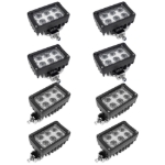 Rectangular 8 light kit
