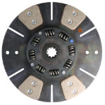 Picture of 11" Transmission Disc, 4 Pad, w/ 1-1/8" 10 Spline Hub - Reman