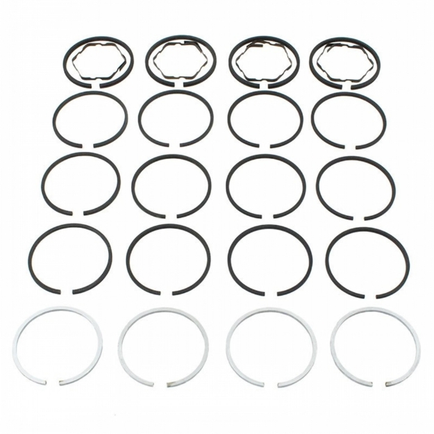 Picture of Piston Ring Set, 4-1/8, 1-3/16, 3.000" bore, 4 cylinder set