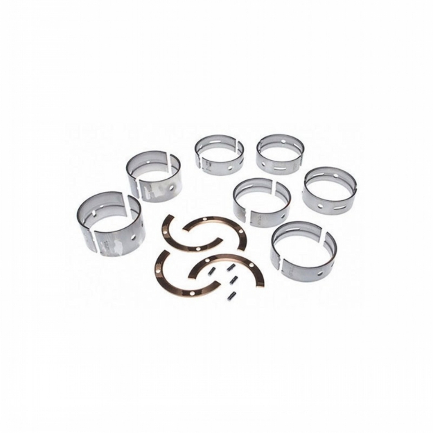Picture of Main Bearing Set, .010", Oversize, with oil slot, includes thrust washers