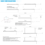 Picture of T10 Linkable  LED Shop Lights x 2