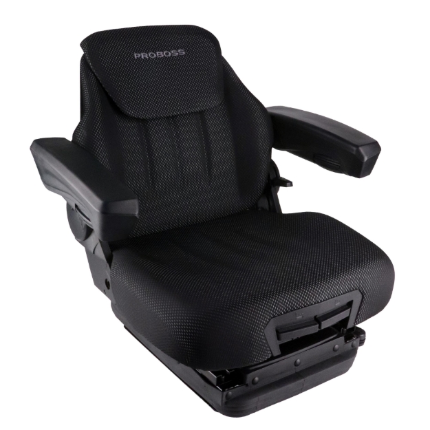 Picture of PROBOSS AS3510 Mid Back Seat, Black & Gray Fabric w/ Air Suspension & Swivel
