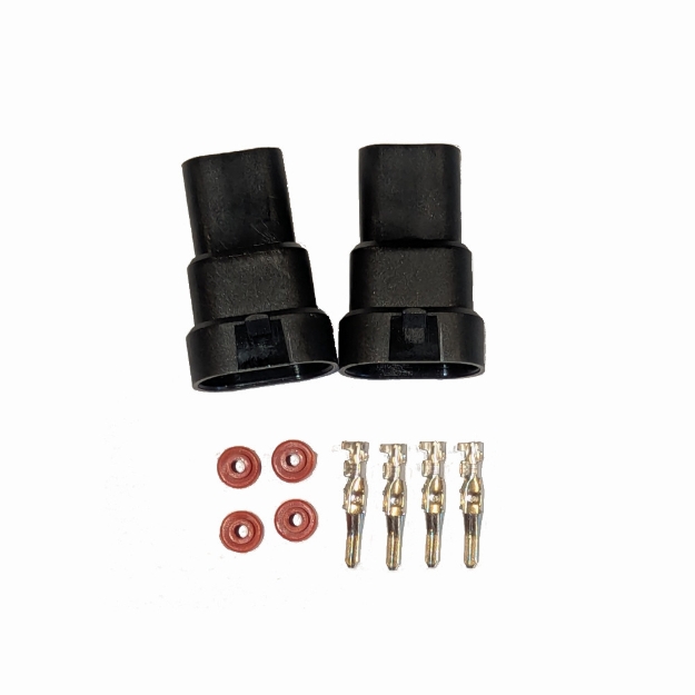 Picture of 2 x 9005 connectors - male pins 