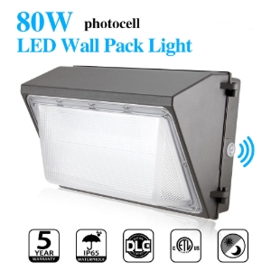 Picture of Wall Pack, 80/60/48 Watt, CCT selectable 3/4/5k, 100-277v - 10400lm. 