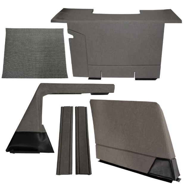 Picture of EZ Cab Kit, Berkshire Gray Vinyl w/ Formed Plastic & Post Covers