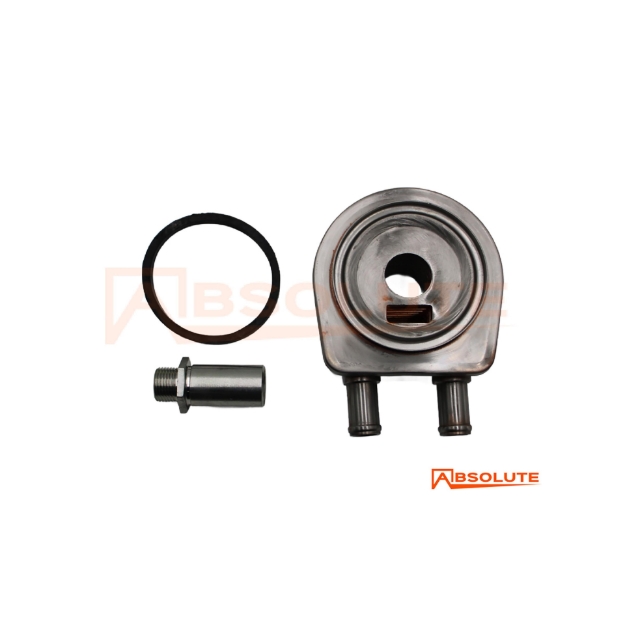 Picture of Engine Oil Cooler, 6 Plate, Straight Nipples, Doughnut Type