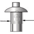 Picture of Short Hammer Rivets, 50 Pc