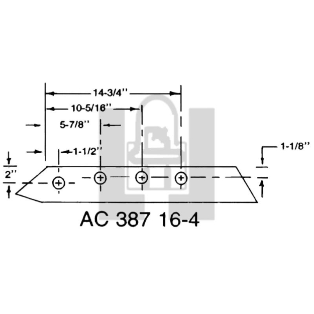 Picture of Plow Share, AGCO 387 Series 16"