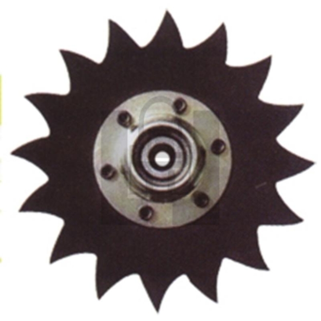 Picture of 8" notch disc with cap.LH
