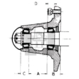 Picture of 8 Bolt Hub Assembly 2806
